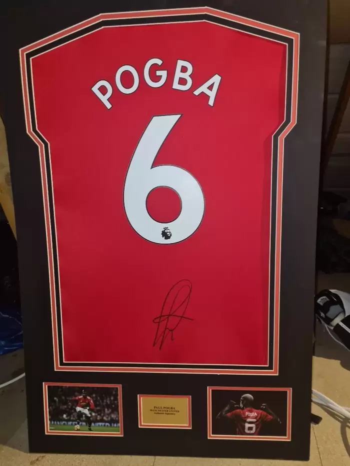 £180.00 Paul Pogba Hand Signed Jersey (Man U)